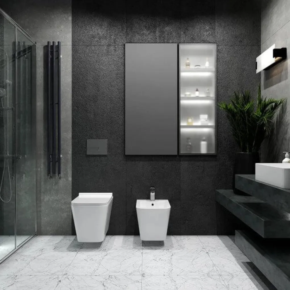 Унитаз подвесной Koller Pool Kvadro без ободка с сиденьем Soft-close (1810550198)- Фото 3